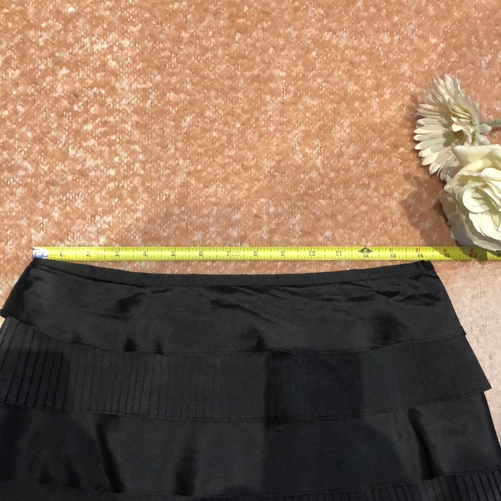 Calvin Klein Satin Ruffle Skirt - Picture 3 of 5